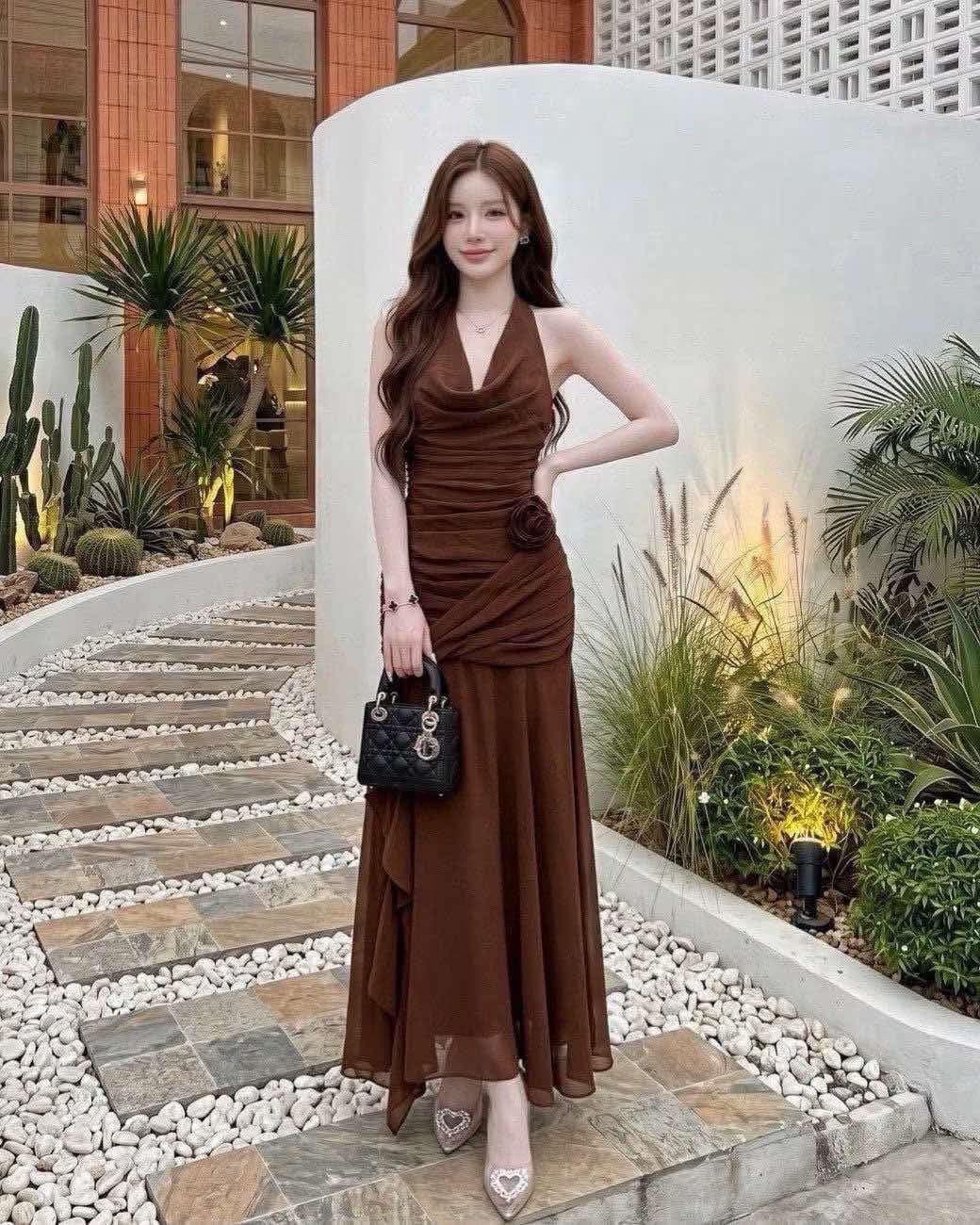 Chocolate Rose Dress