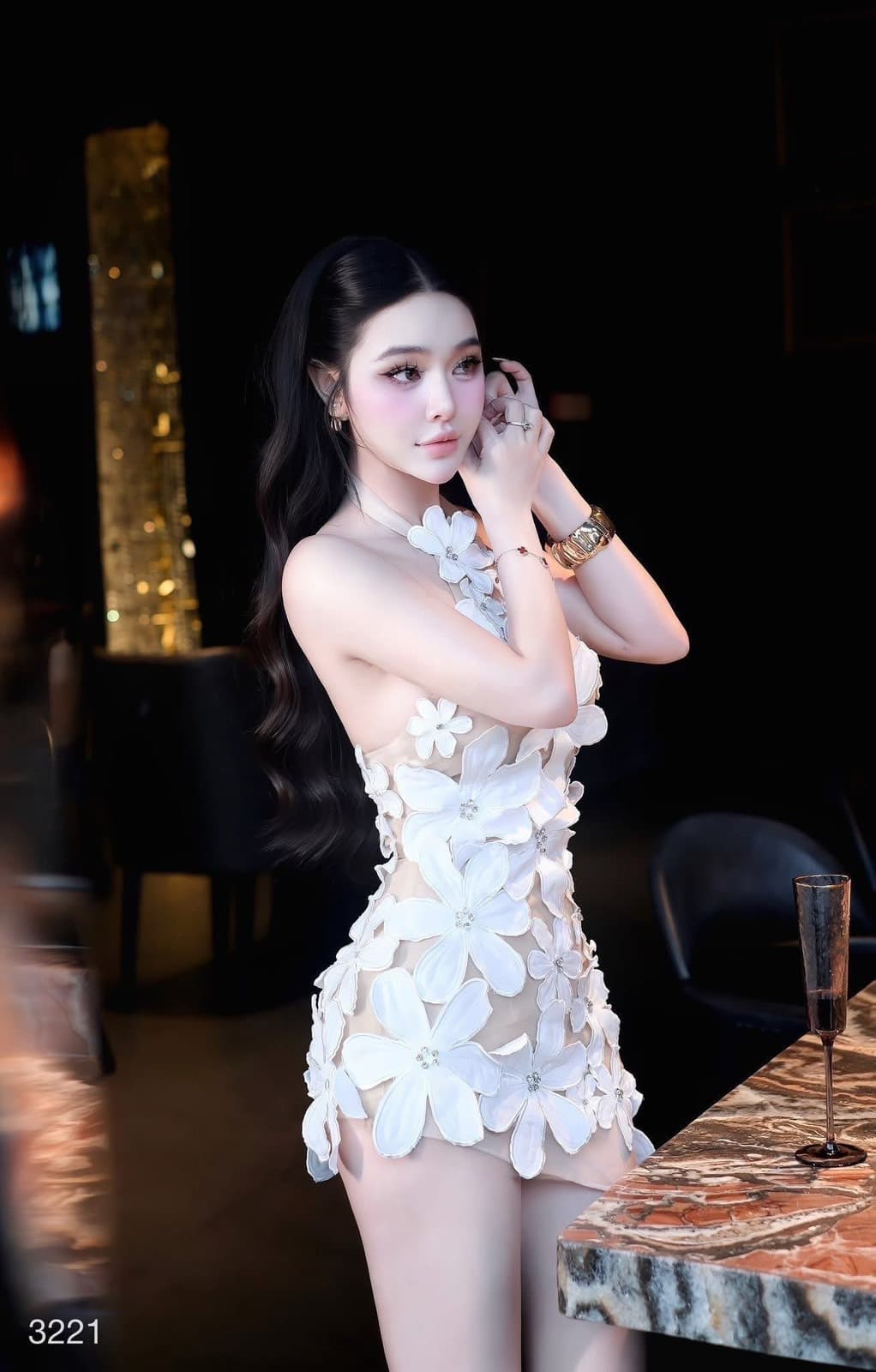 White Blossom Dress