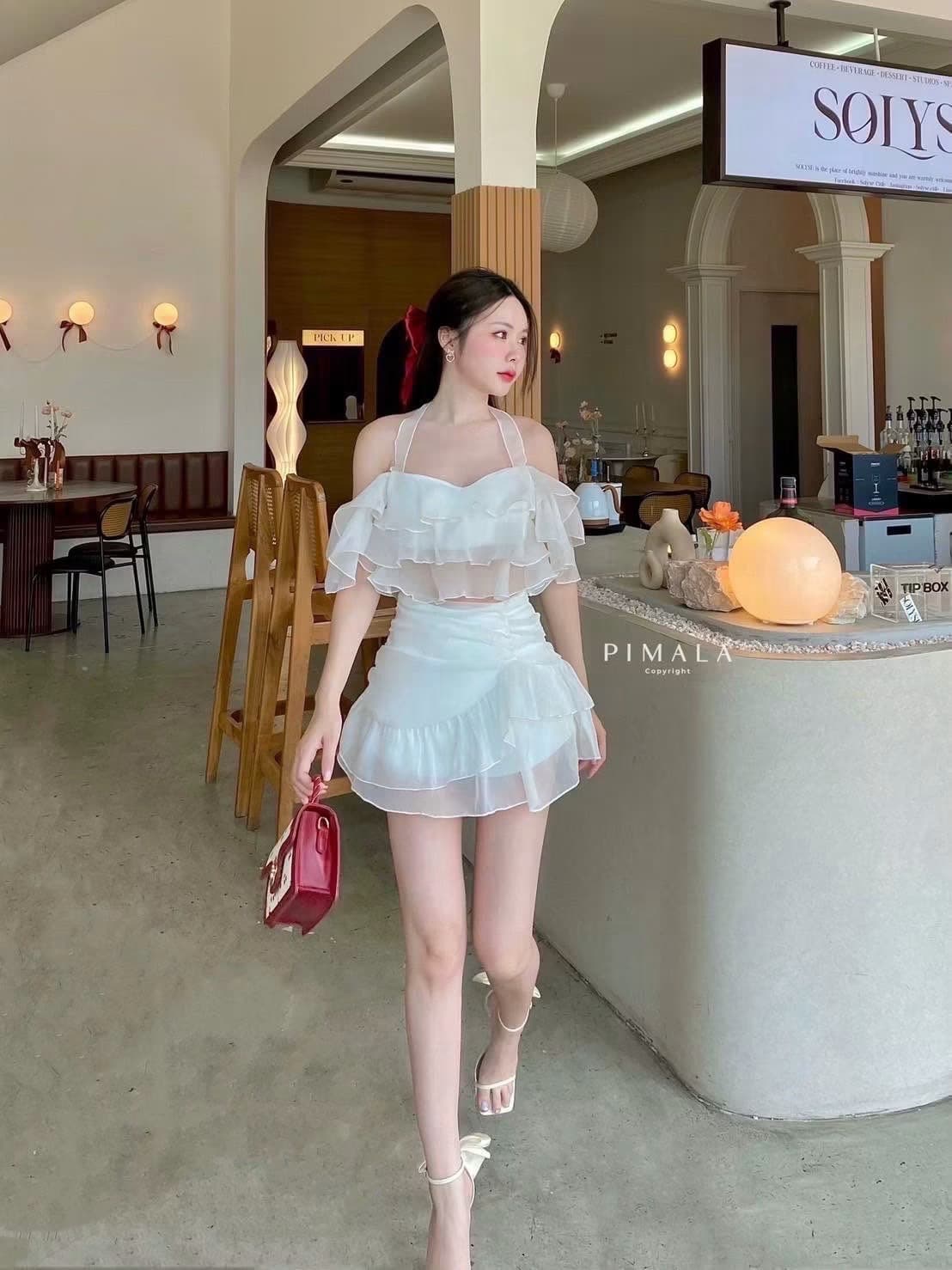 White Florence Dress